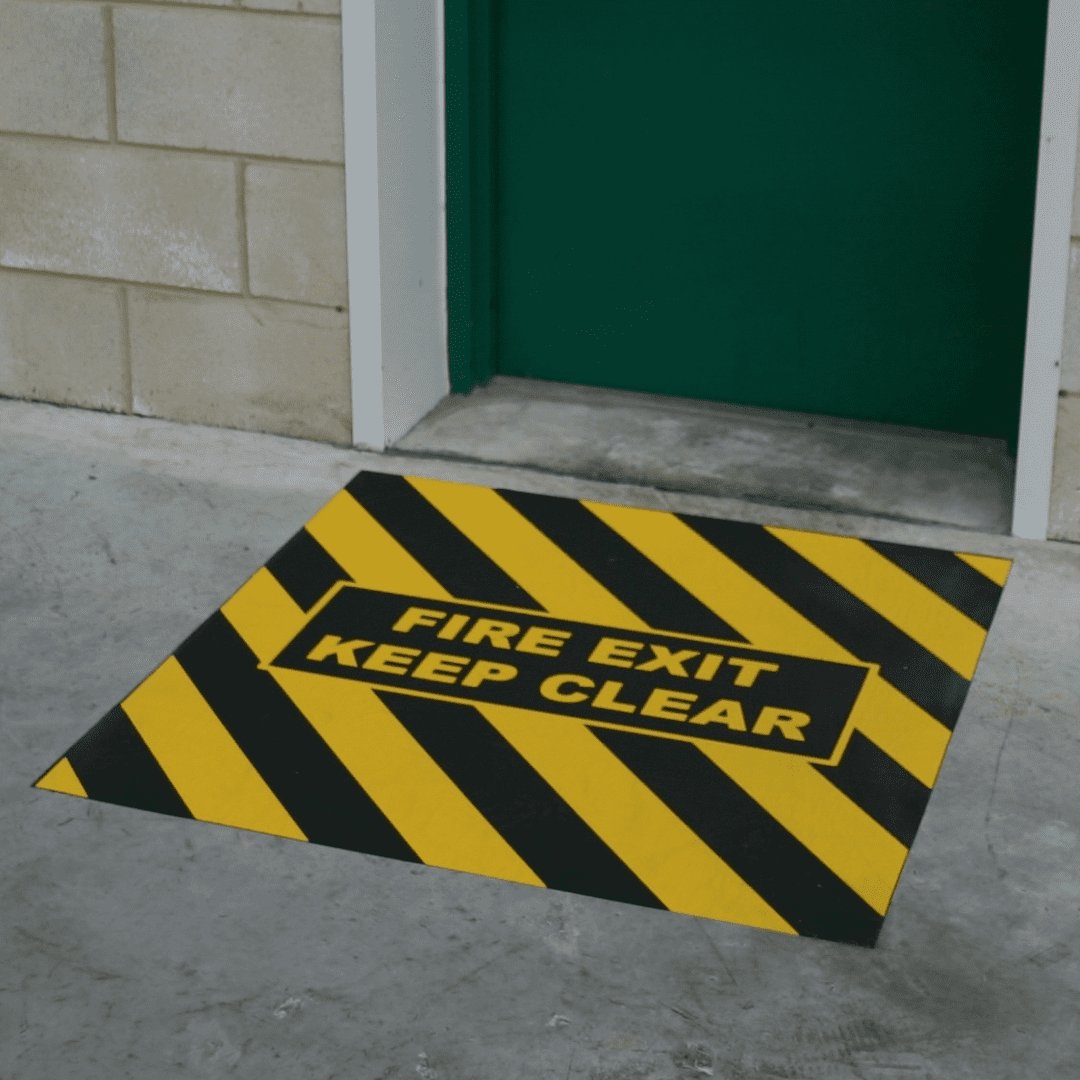 Exit route marking