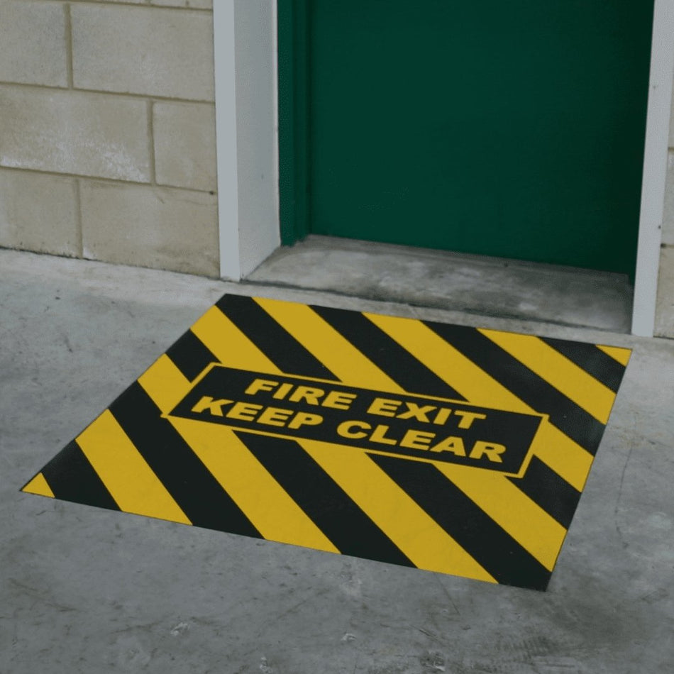 Exit route marking