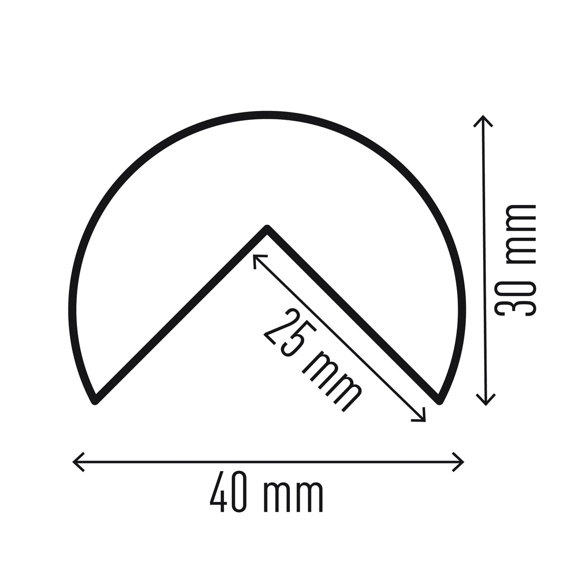 Corner Protection Profile C25R – Magnetic