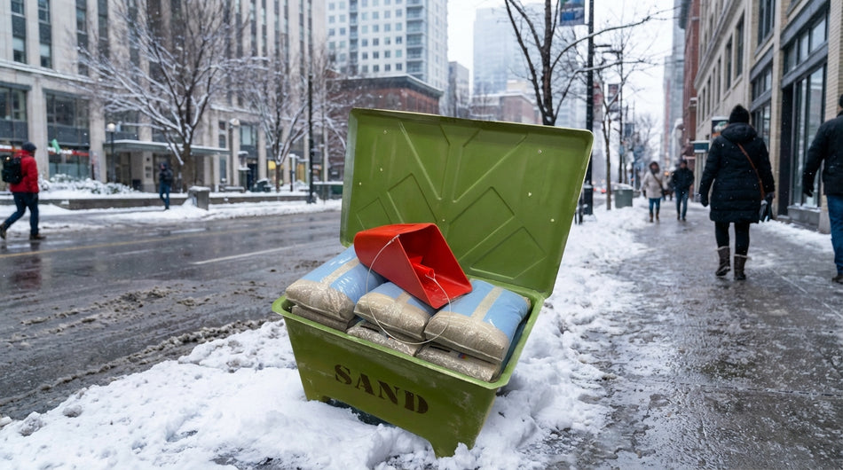 Grit Bin – Complete Package with Rock Salt & Scoop
