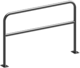 Steel Protection Hoop with crossbar (Ø48mm)