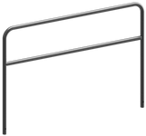 Steel Protection Hoop with crossbar (Ø48mm)