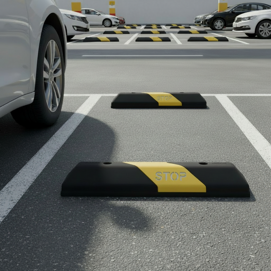 Vehicle Stopper -Basic- Black / Yellow