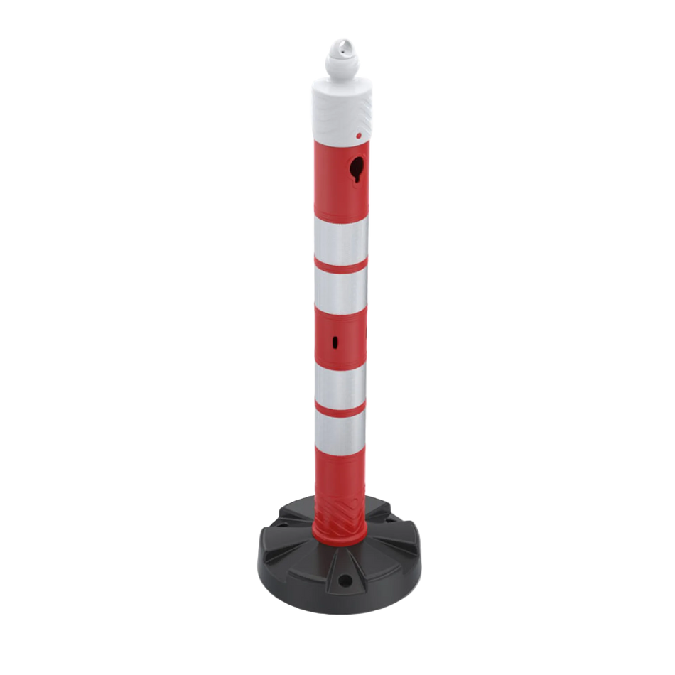 Post & Chain Barrier -MegaMax- 1100 mm - Double Reflective