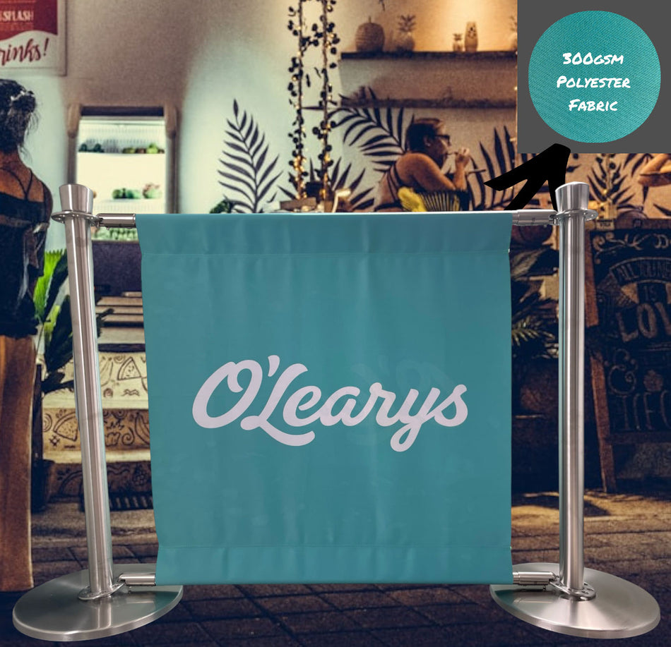 Custom Printed Café Banner – High-Impact Branding | Multiple Sizes & Materials