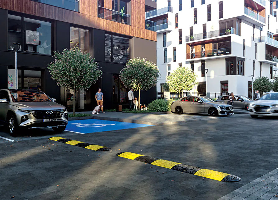 Rubber Speed Bump - Excellent - (50mm height)