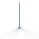 Stationary steel bollards (Ø42- 76mm)