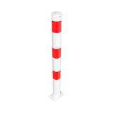 Chain bollard in steel (with 2 eyelets)