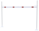 Height Restriction Barrier with 2 square posts (3-9m width)