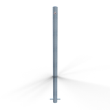 Stationary steel bollards (Ø42- 76mm)