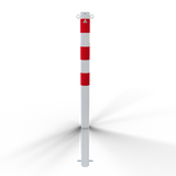 Chain bollard in steel (with 2 eyelets)