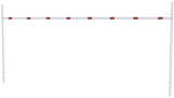 Height Restriction Barrier with 2 square posts (3-9m width)