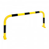Black Bull Protection Guard mat, medium-duty indoor use, 600 x 1500 mm, yellow and black color.