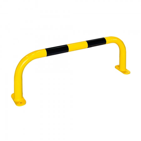 Black Bull Protection Guard mat, medium-duty outdoor use, 350 x 1000 mm, yellow and black color.