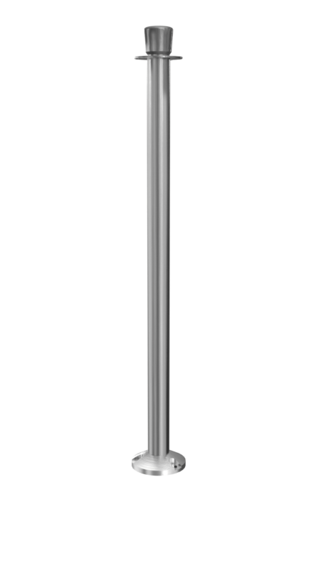 Flexibarrier Post & Rope Barrier - Premium Fixed-