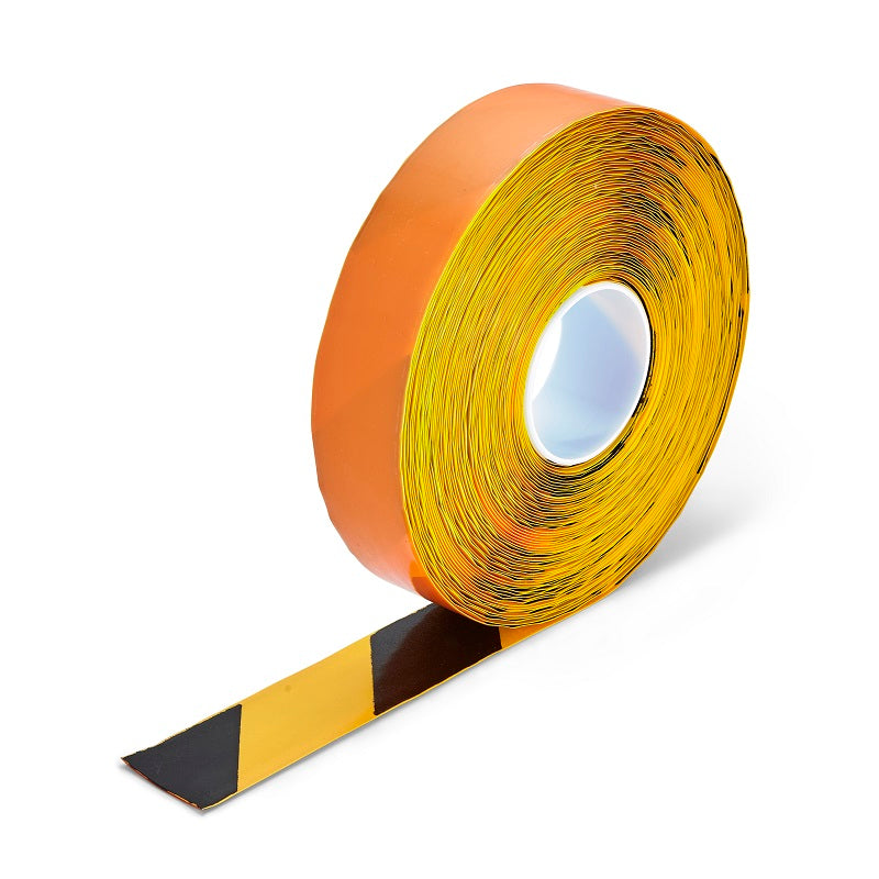 Floor Marking Tape H6901D Black Yellow PermaStripe 50mm