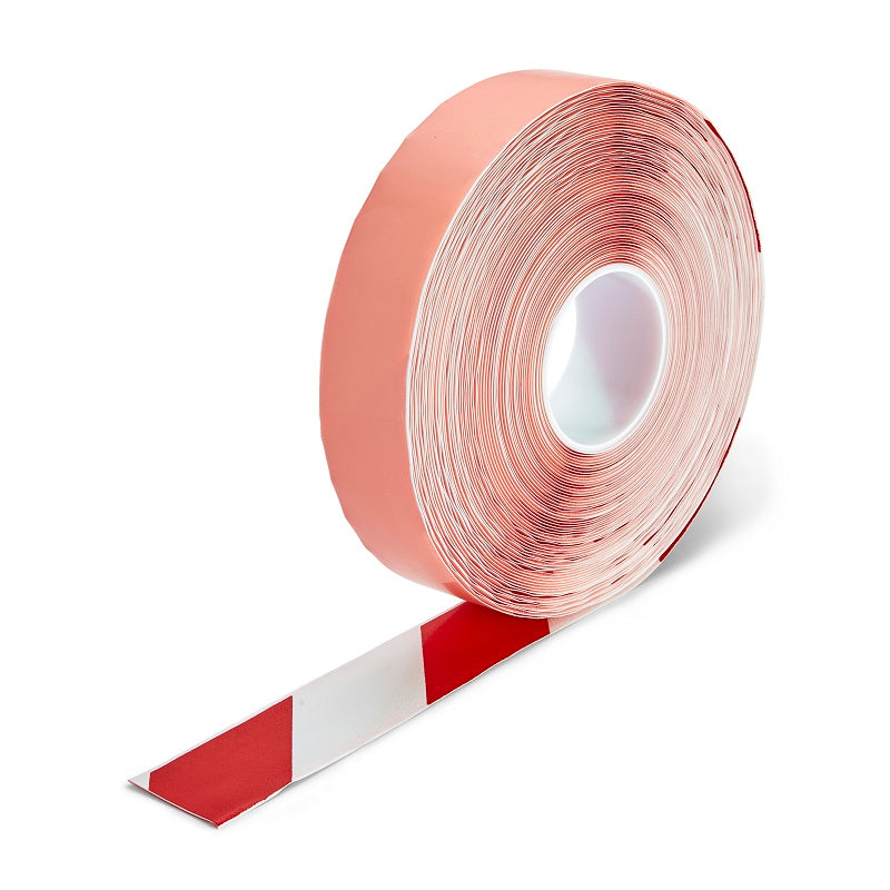 Floor Marking Tape H6901A Red White PermaStripe 50mm