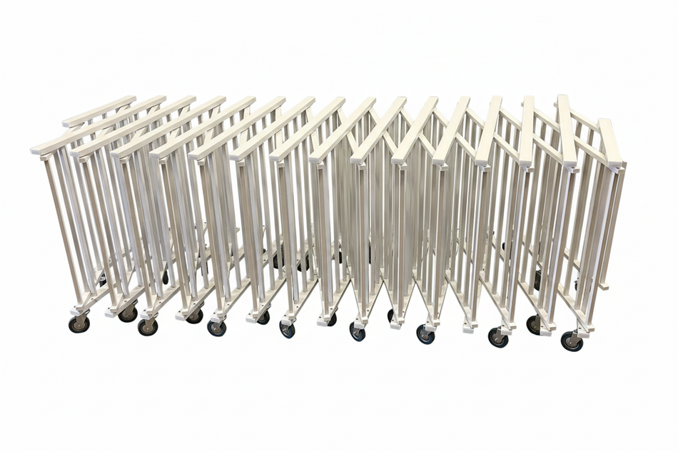 Expandable Safety Barrier – Mobile Accordion Gate – 10.6 m