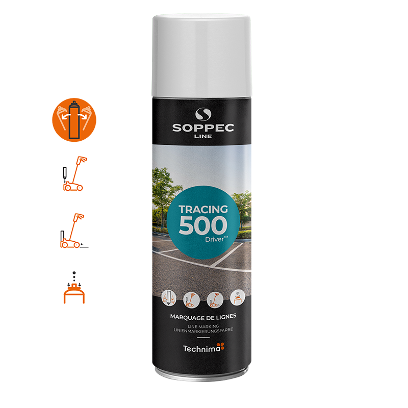Soppec Tracing 500 Driver Line Marking Spray Paint, 500 ml
