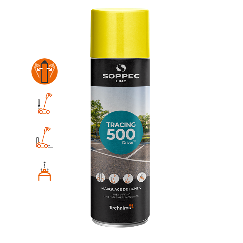 Soppec Tracing 500 Driver Line Marking Spray Paint, 500 ml