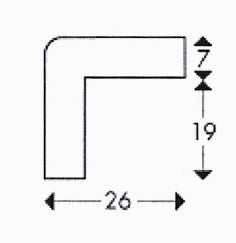 Edge Protection PROFILE TYPE E – Self-adhesive