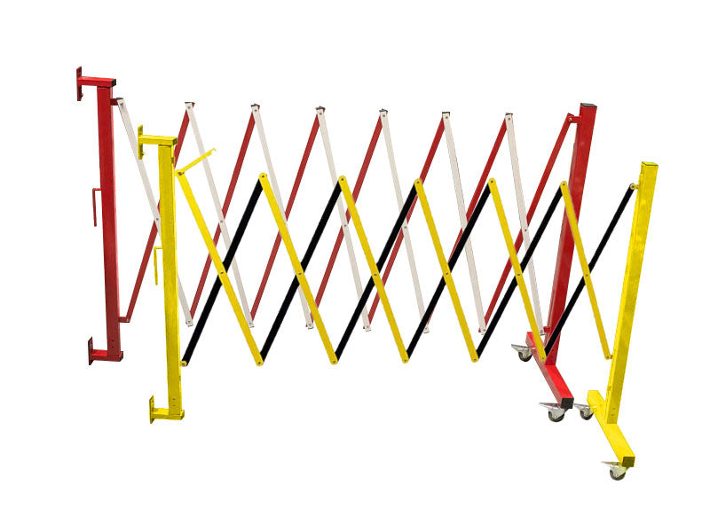 Flexibarrier - Expanding Barrier - Wall mounted with castors (3.6m)
