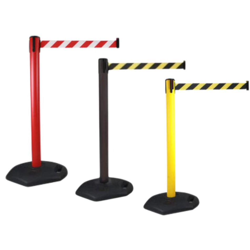 Flexibarrier Belt Stanchion - Basic Signal - (3.0m belt)
