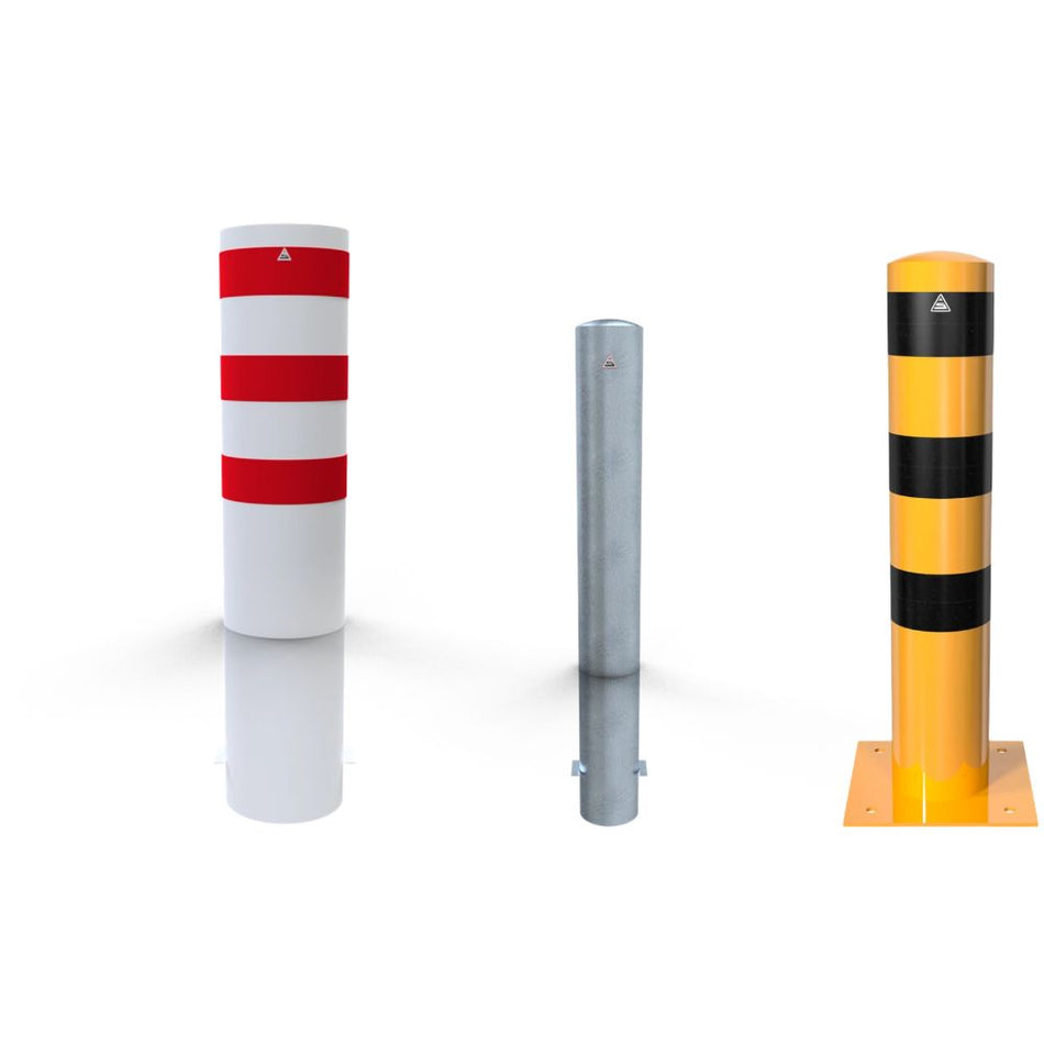 XXL Safety Steel Bollards - Solid - (Ø152-323mm)