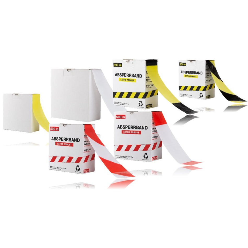 Barrier Tape – Extra Robust – 500m x 80mm (Double-Sided Print)