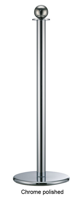 Post & Rope Barrier - Viaguide Crown -