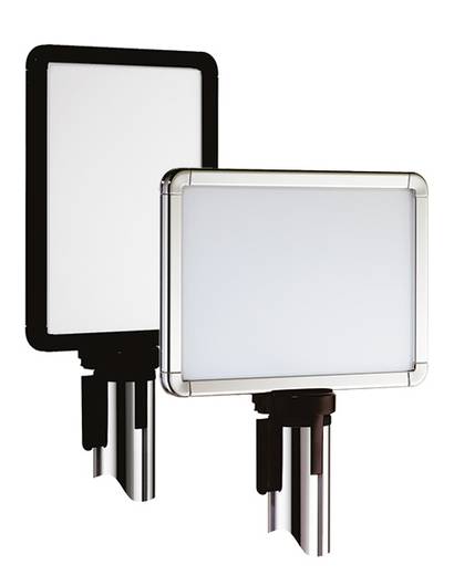 Sign Holder for Beltrac Belt Stanchions (Outdoor/Route)
