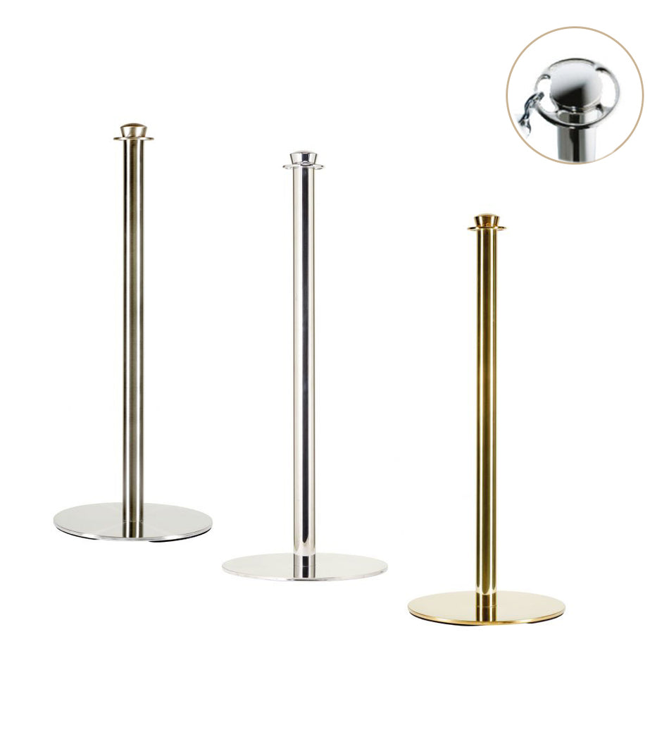 Post & Rope Barrier  (Viaguide Style)