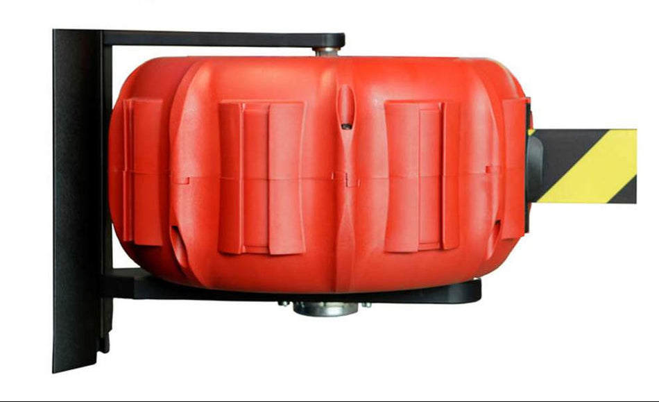 Wall Mount Belt Barrier – Beltrac Jettrac (25 m Retractable Belt)