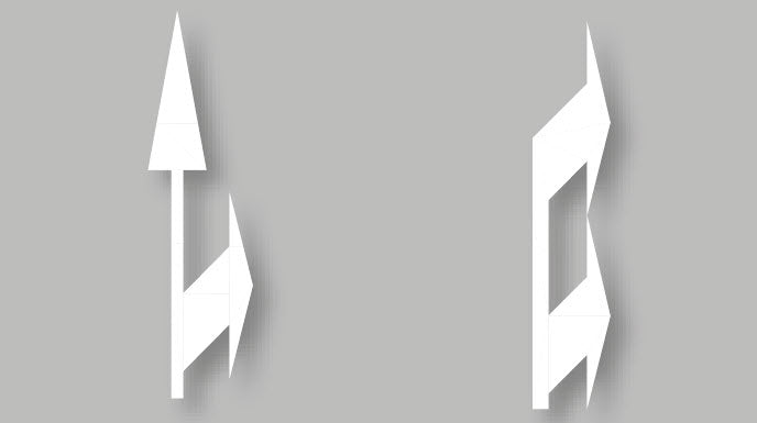 PREMARK® – Symbol (Double Arrow – Straight, Left, Right)