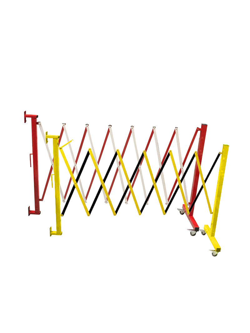 Flexibarrier - Expanding Barrier - Wall mounted with castors (3.6m)