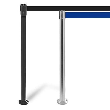 FlexiBarrier Belt Stanchion - Pro Fixed - (3.4m or 4.9m belt)