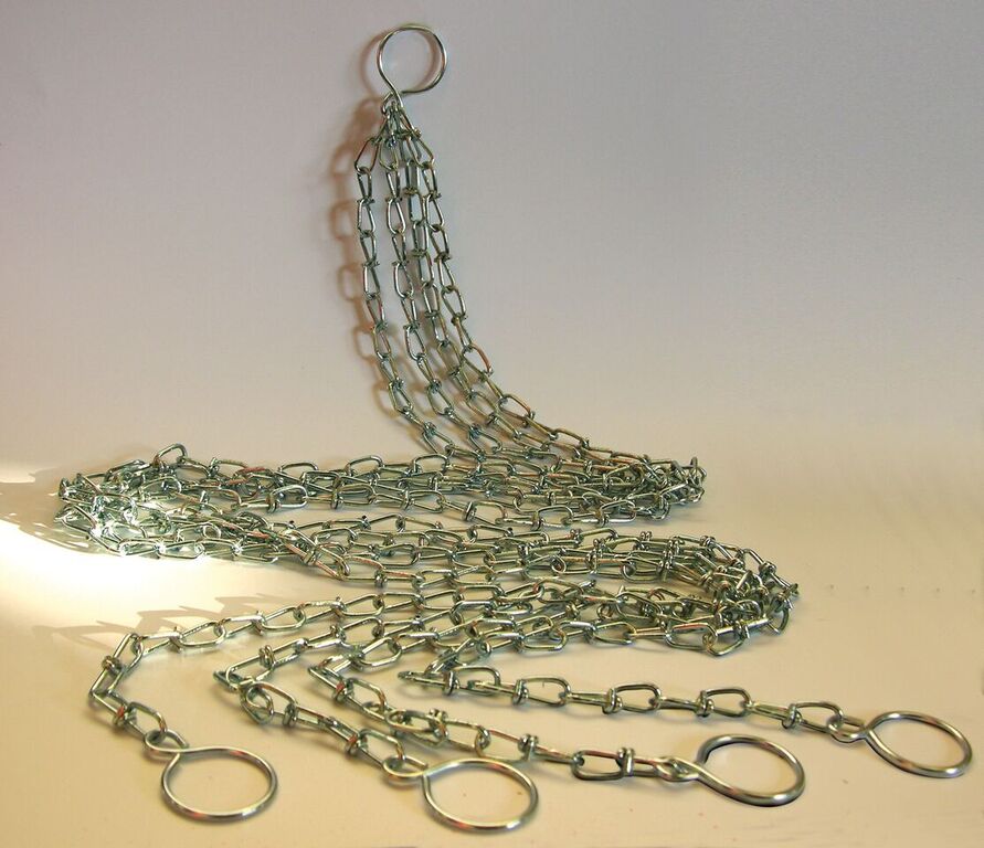 Mounting chain for panorama mirror