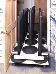 18 Post Vertical Storage Cart