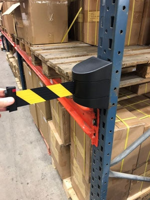 FlexiBarrier Wall Mount - Magnetic - (4.5 or 10.0 meter belt)