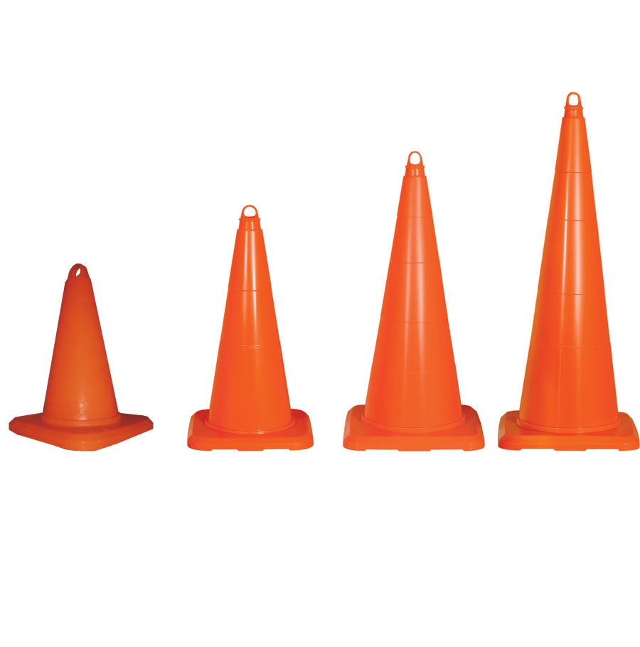 Soft Warning Cone without Reflective Strip - Standard - in PVC (32-50cm)