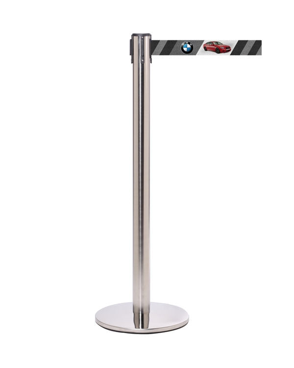 FlexiBarrier Belt Stanchion - Custom Belt Print Pro - (3m - 5m)