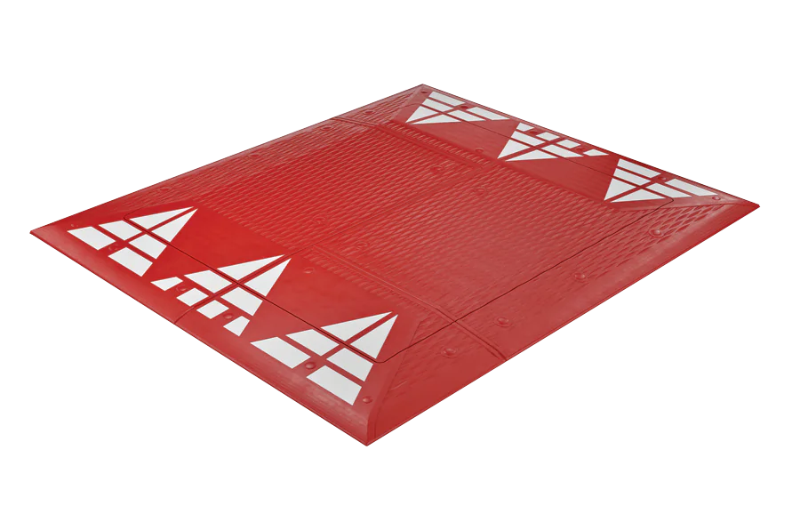 Rubber Speed Cushion - Quartet - Heavy-Duty Traffic Calming System