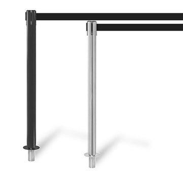 FlexiBarrier Belt Stanchion - Pro Removable - (3.4 or 4.9m belt)