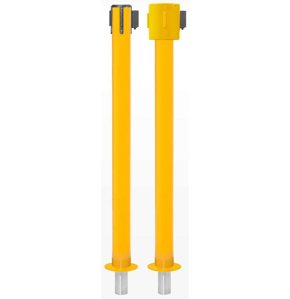 FlexiBarrier Belt Stanchion - SafetyPlus Removable - (3.4m/4.9m/10.6m belt)