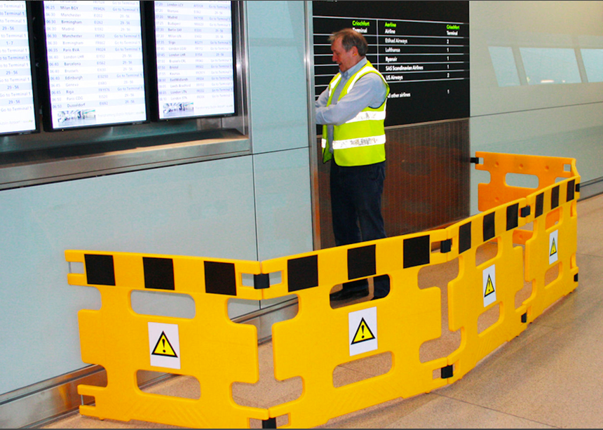 HandiGard Indoor/Outdoor Maintenance Safety Barrier