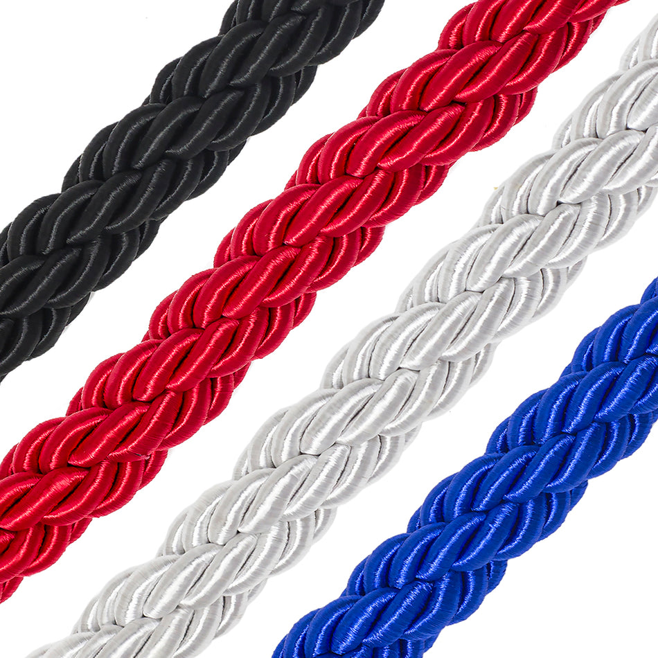 Barrier rope - Braided 25mm - with snap-ends